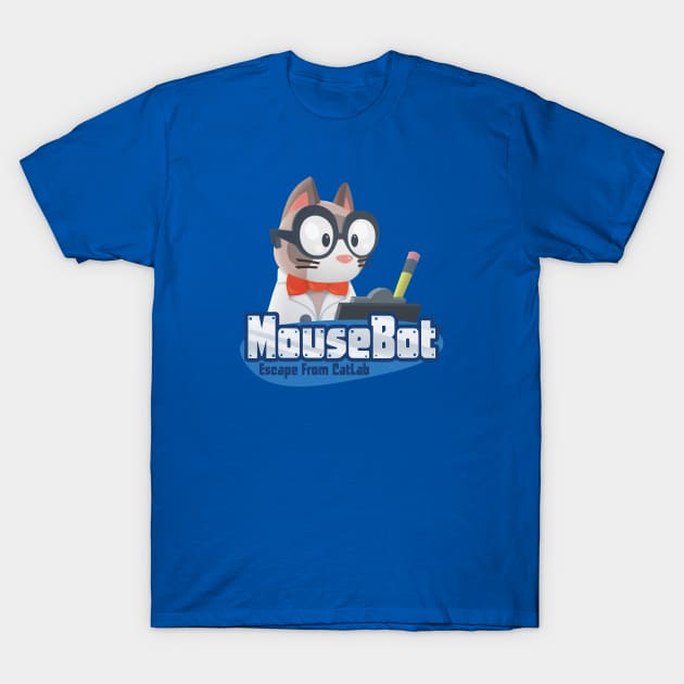 MouseBot Cat Scientist T-Shirt by Vector Unit